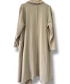 %100 pamuk garnili kaftan-Bej