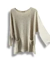 Merserize Triko Kadın Oversize Tunik - 38-52 Beden Uyumlu Standart Beden