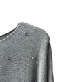 Merserize Triko Kadın Oversize Tunik - 38-52 Beden Uyumlu Standart Beden