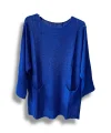 Merserize Triko Kadın Oversize Tunik - 38-52 Beden Uyumlu Standart Beden