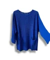 Merserize Triko Kadın Oversize Tunik - 38-52 Beden Uyumlu Standart Beden