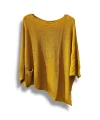 Oversize Cepli Merserize Bluz | 38-52 Beden Uyumlu Rahat Kalıp Triko