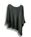 Oversize Cepli Merserize Bluz | 38-52 Beden Uyumlu Rahat Kalıp Triko