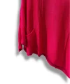 Oversize Cepli Merserize Bluz | 38-52 Beden Uyumlu Rahat Kalıp Triko