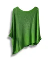 Oversize Cepli Merserize Bluz | 38-52 Beden Uyumlu Rahat Kalıp Triko