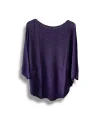 Oversize Cepli Merserize Bluz | 38-52 Beden Uyumlu Rahat Kalıp Triko
