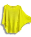 Oversize Cepli Merserize Bluz | 38-52 Beden Uyumlu Rahat Kalıp Triko