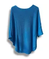 Oversize Cepli Merserize Bluz | 38-52 Beden Uyumlu Rahat Kalıp Triko