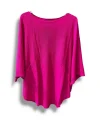 Merserize Triko Oversize Bluz - 38-52 Beden Uyumlu - Salaş Kazak