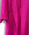 Merserize Triko Oversize Bluz - 38-52 Beden Uyumlu - Salaş Kazak