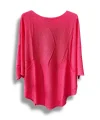 Merserize Triko Oversize Bluz - 38-52 Beden Uyumlu - Salaş Kazak