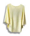Merserize Triko Oversize Bluz - 38-52 Beden Uyumlu - Salaş Kazak