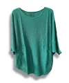 Merserize Triko Oversize Bluz - 38-52 Beden Uyumlu - Salaş Kazak