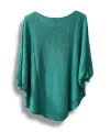 Merserize Triko Oversize Bluz - 38-52 Beden Uyumlu - Salaş Kazak