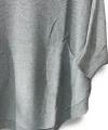 Merserize Triko Oversize Bluz - 38-52 Beden Uyumlu - Salaş Kazak