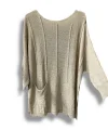 Oversize Merserize Triko Bluz | 38-52 Beden Uyumlu