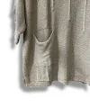 Oversize Merserize Triko Bluz | 38-52 Beden Uyumlu