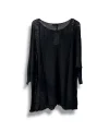 Oversize Merserize Triko Bluz | 38-52 Beden Uyumlu