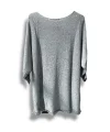 Kadın Oversize Merserize Triko Bluz | Salaş Tunik | 38-52 Beden Uyumlu