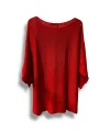 Oversize Merserize Triko Bluz | 38-52 Beden Uyumlu