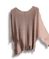 Kadın Oversize Merserize Triko Bluz | Salaş Tunik | 38-52 Beden Uyumlu