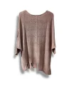 Kadın Oversize Merserize Triko Bluz | Salaş Tunik | 38-52 Beden Uyumlu