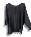 Kadın Oversize Merserize Triko Bluz | Salaş Tunik | 38-52 Beden Uyumlu