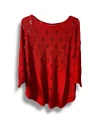 Oversize Merserize Triko Bluz - Delikli Desenli Kazak (38-52 Beden)
