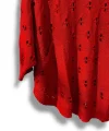 Oversize Merserize Triko Bluz - Delikli Desenli Kazak (38-52 Beden)