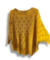 Oversize Merserize Triko Bluz - Delikli Desenli Kazak (38-52 Beden)