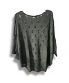 Oversize Merserize Triko Bluz - Delikli Desenli Kazak (38-52 Beden)