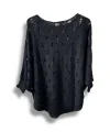 Oversize Merserize Triko Bluz - Delikli Desenli Kazak (38-52 Beden)