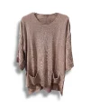 Merserize Oversize Triko Bluz – Standart Beden (38-48 Uyumlu) – Şık ve Rahat Tasarım