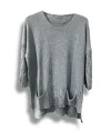 Merserize Oversize Triko Bluz – Standart Beden (38-48 Uyumlu) – Şık ve Rahat Tasarım