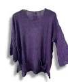 Merserize Oversize Triko Bluz – Standart Beden (38-48 Uyumlu) – Şık ve Rahat Tasarım