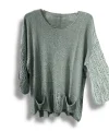 Merserize Oversize Triko Bluz – Standart Beden (38-48 Uyumlu) – Şık ve Rahat Tasarım