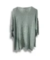 Merserize Oversize Triko Bluz – Standart Beden (38-48 Uyumlu) – Şık ve Rahat Tasarım
