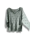 Kadın Merserize Oversize Triko Bluz – Standart Beden (38-48 Uyumlu) – Şık ve Rahat Yazlık Kazak