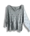 Kadın Merserize Oversize Triko Bluz – Standart Beden (38-48 Uyumlu) – Şık ve Rahat Yazlık Kazak