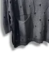 Kadın Merserize Oversize Triko Bluz – Standart Beden (38-48 Uyumlu) – Şık ve Rahat Yazlık Kazak