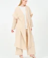 Kapüşonlu pantolon kimono takım