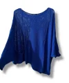Oversize Cepli Merserize Bluz | 38-52 Beden Uyumlu Rahat Kalıp Triko