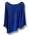 Oversize Cepli Merserize Bluz | 38-52 Beden Uyumlu Rahat Kalıp Triko