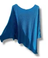 Oversize Cepli Merserize Bluz | 38-52 Beden Uyumlu Rahat Kalıp Triko