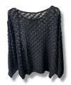 Kadın Merserize Triko Bluz Oversize Standart Beden 38-52 Uyumlu Salaş