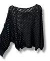 Kadın Merserize Triko Bluz Oversize Standart Beden 38-52 Uyumlu Salaş