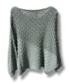 Kadın Merserize Triko Bluz Oversize Standart Beden 38-52 Uyumlu Salaş