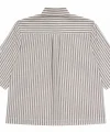 Oversize Çizgili Erkek Gömlek Modern Kesim