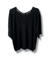 Duru Oversize Merserize Triko-siyah