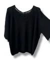 Duru Oversize Merserize Triko-siyah